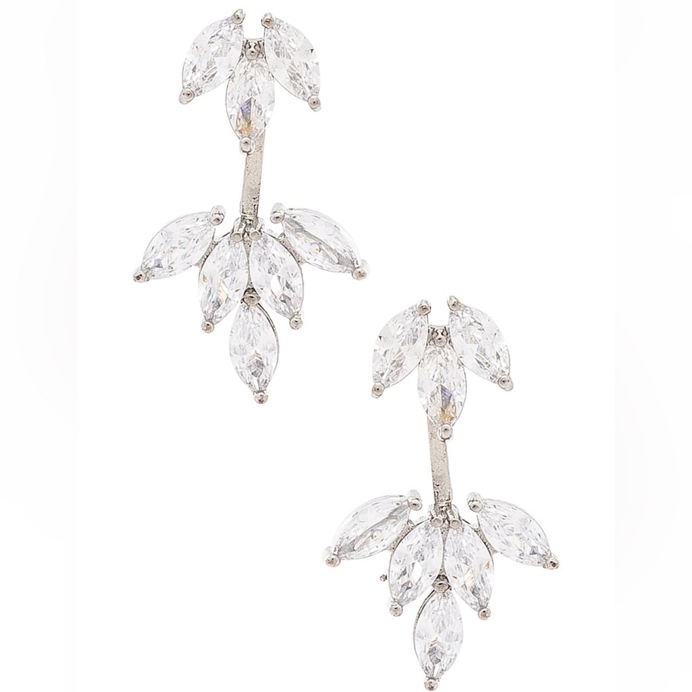 Hermosa Huggies in Rhodium by 8 Other Reasons
